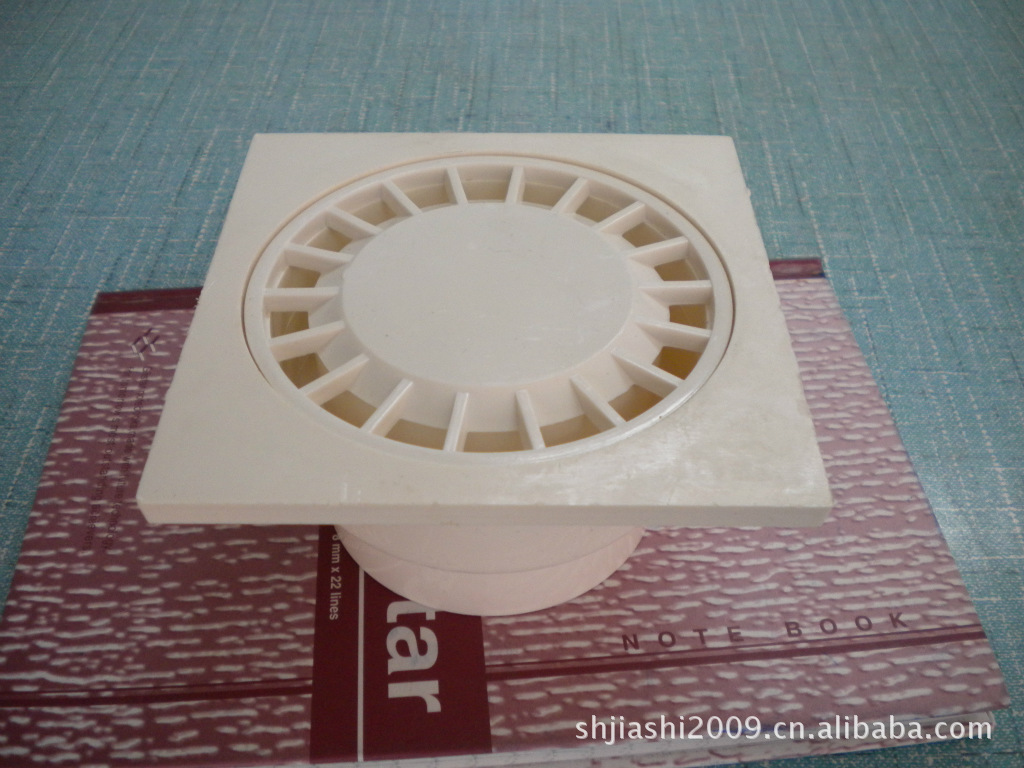 【供应PVC50,75,110,160方型防臭地漏】价格,厂家,图片,地漏,上海家实环保材料-
