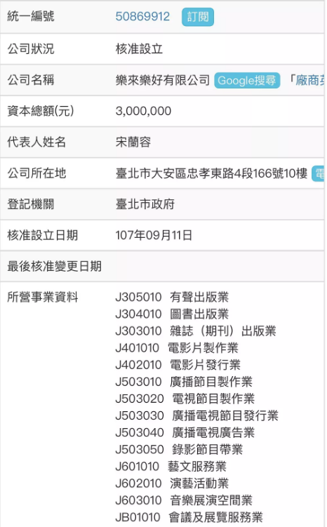 被S.H.E三人各自的公司名称笑哭,网友:这是要开婚庆公司和百货公司吗?